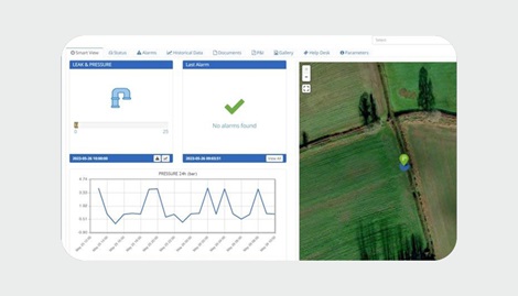 Data from the Smart AVK air valve