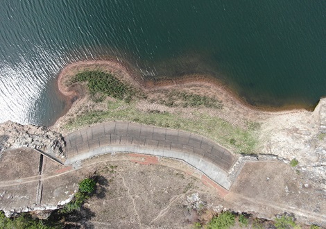 Photo taken from above the Mulungushi Power Station