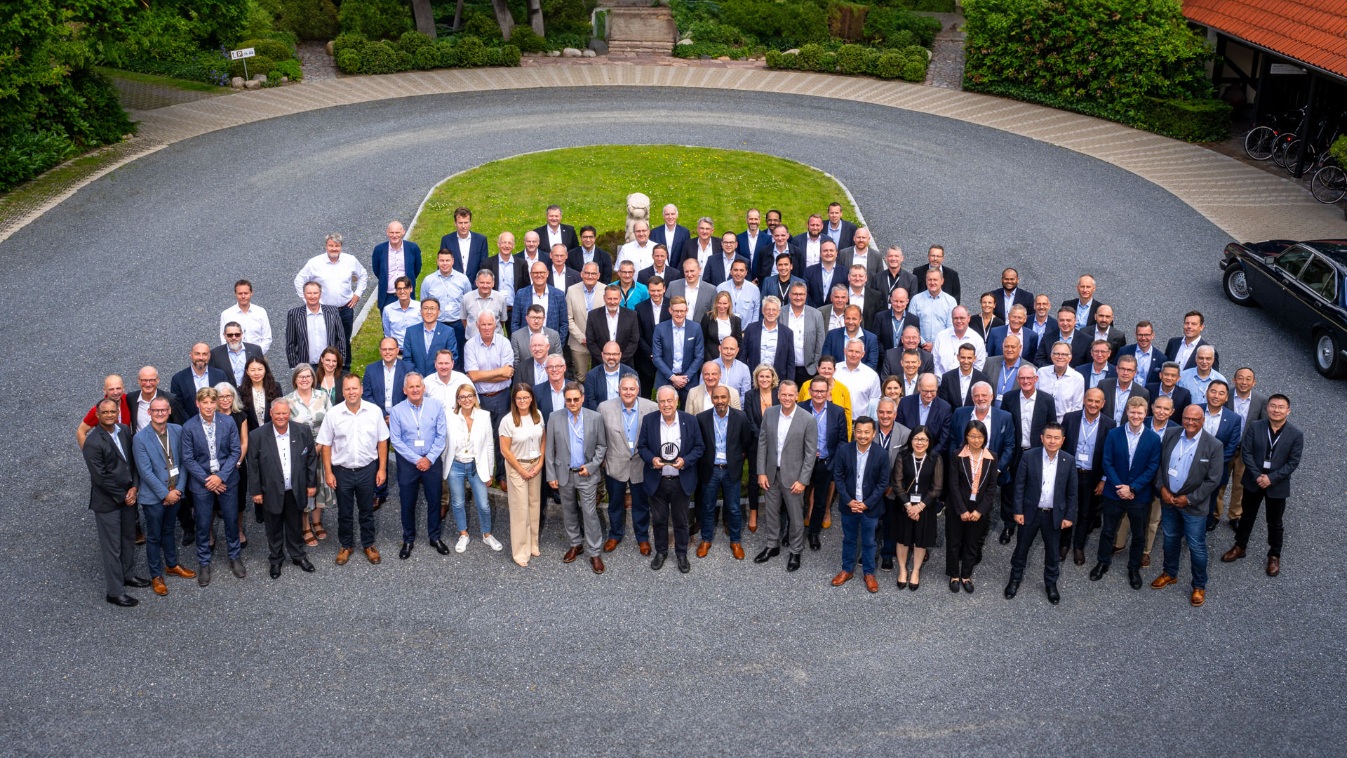 Group photo of all managers at Group Management Conference 2024