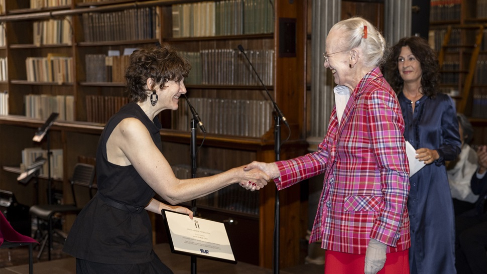 Ursula Andkjaer Olsen and Her Majesty Queen Margrethe II